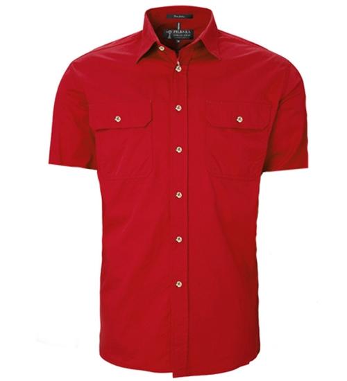 Men's Sorted Single Line Bales of Short Sleeves Coloure Button Shirts