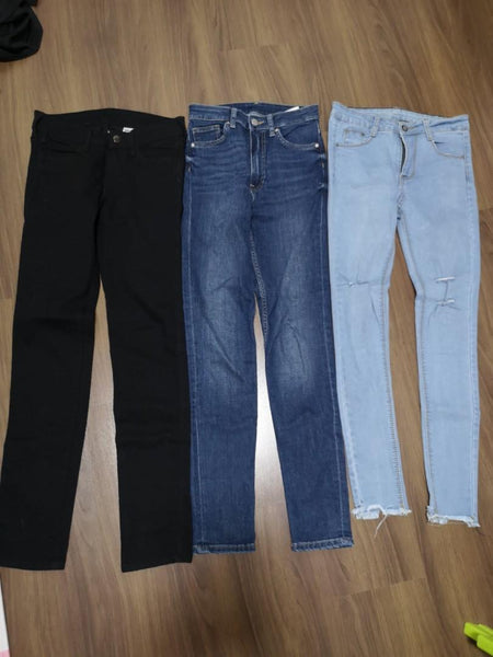 Ladies' Sorted Single Line Bales of Blue Jeans Pants