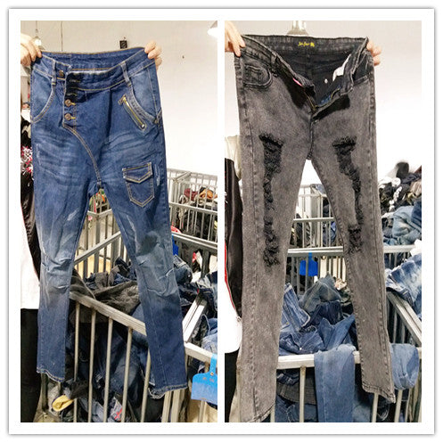 Ladies' Sorted Single Line Bales of Blue Jeans Pants