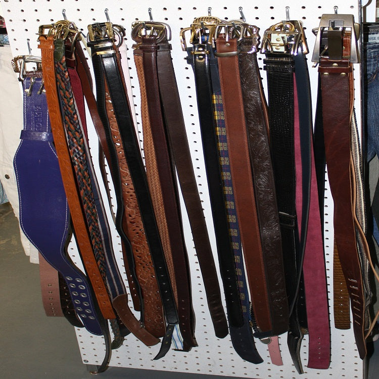 Sacks of Belts & Buckles